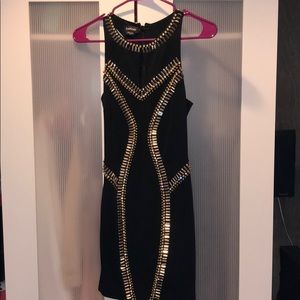 BLACK BEBE COCKTAIL DRESS